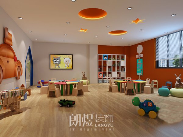 雙流早教培訓機構裝修效果圖