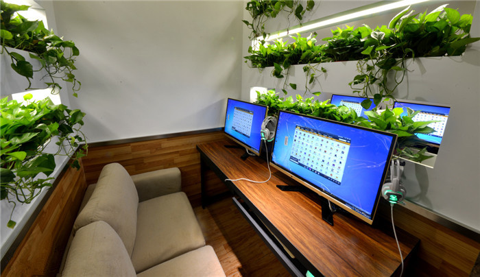 時尚簡約網咖裝修效果圖