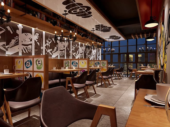 品牌連鎖串串店鋪室內效果圖