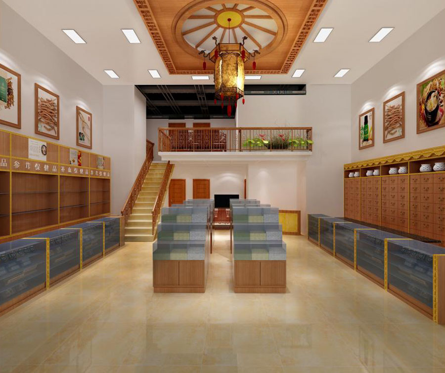 中醫館藥房裝修設計效果圖