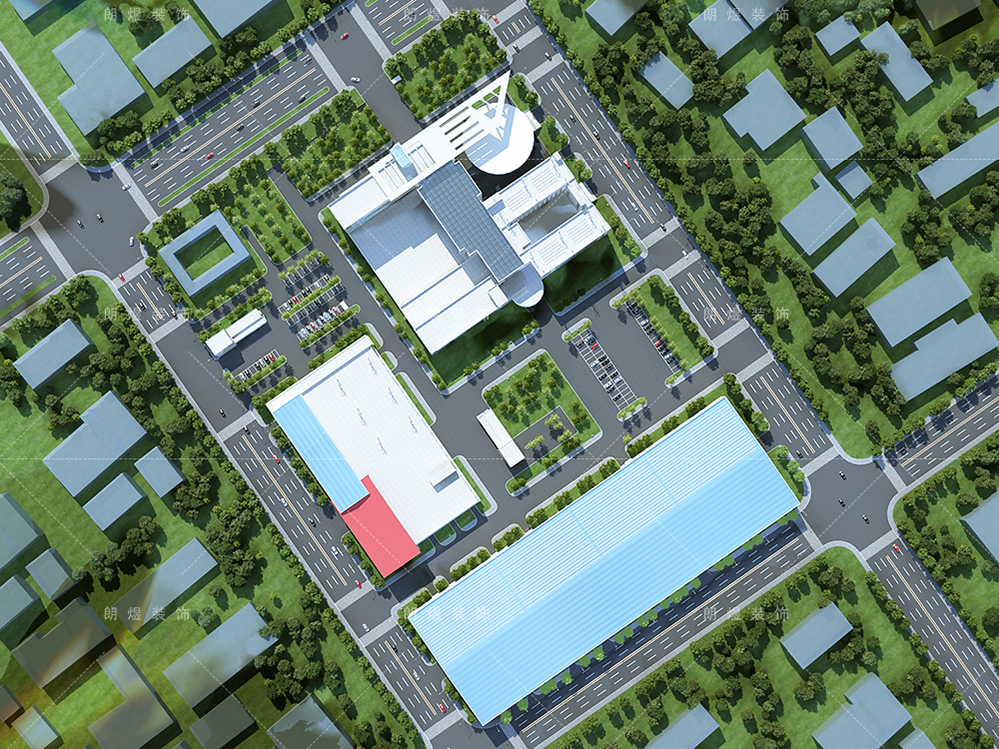 工業(yè)園區(qū)標(biāo)準(zhǔn)廠房裝修效果圖