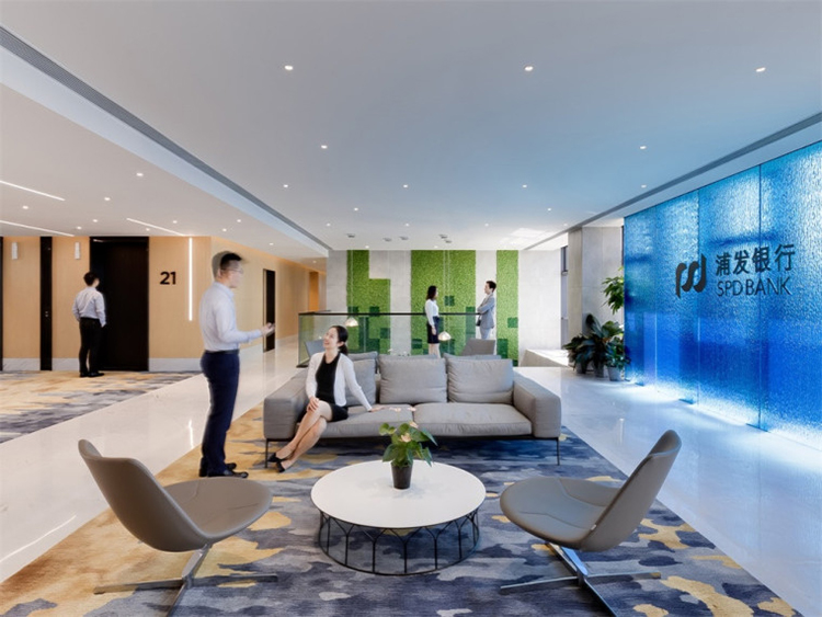 銀行辦公大廳裝修效果圖 銀行辦公大廳裝修效果圖