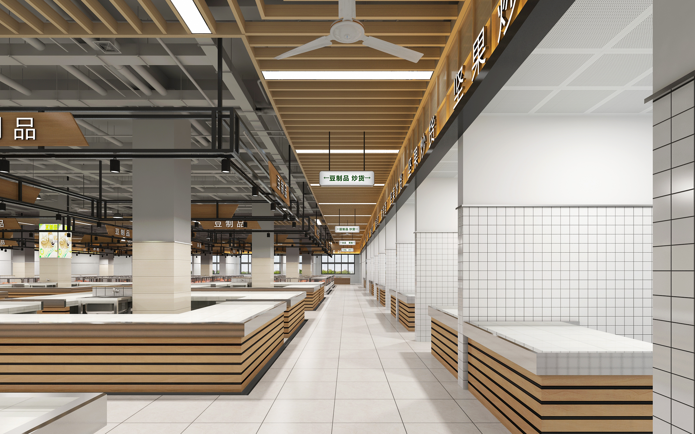 農(nóng)貿(mào)市場(chǎng)裝修設(shè)計(jì)效果圖