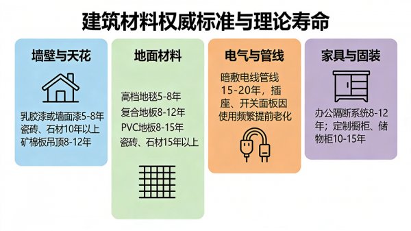 如何判斷辦公室裝修是否達到耐用年限？